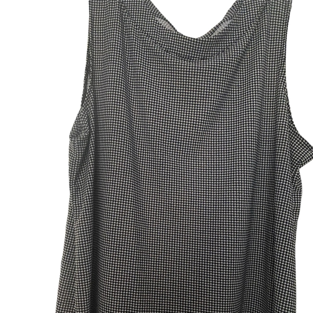 Talbots houndstooth print tank top